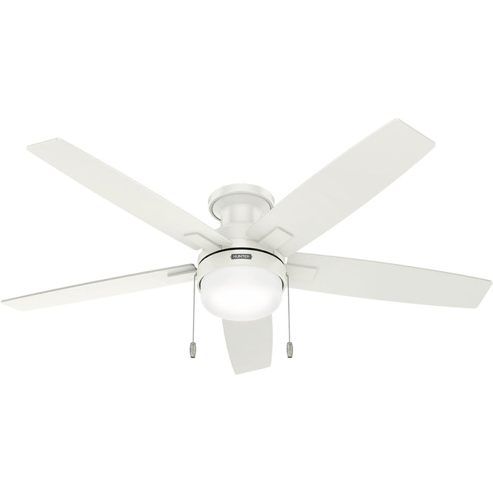 Hunter 52835 52" Ceiling Fan, Fresh White