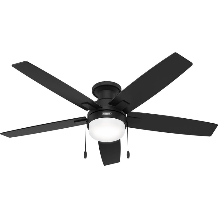 Hunter 52836 52" Ceiling Fan, Matte Black