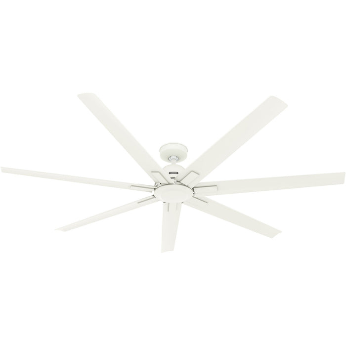 Hunter 53439 72" Ceiling Fan, Matte White