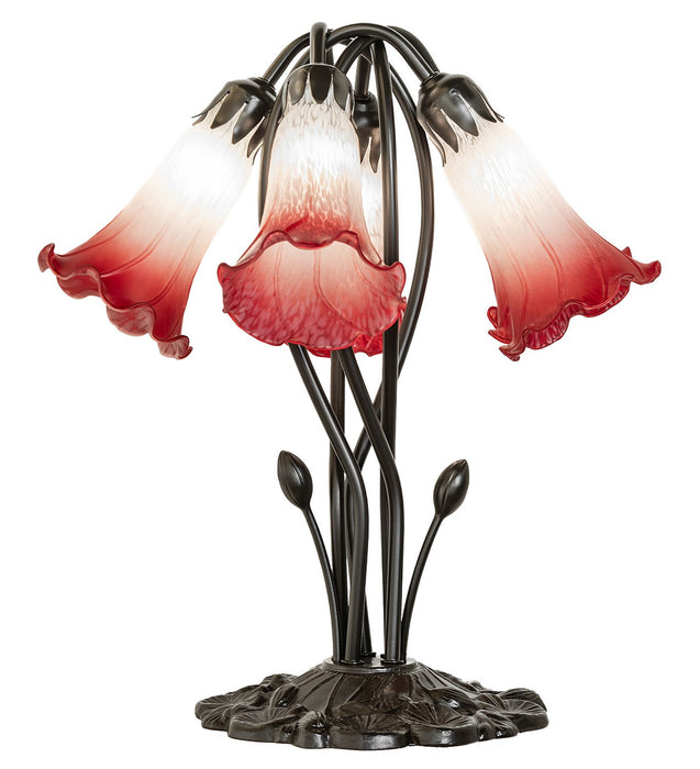 Meyda Tiffany 262217 Five Light Table Lamp, Mahogany Bronze