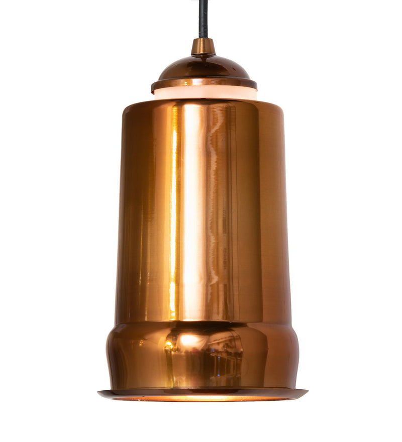 Meyda Tiffany 267168 One Light Mini Pendant, Transparent Copper