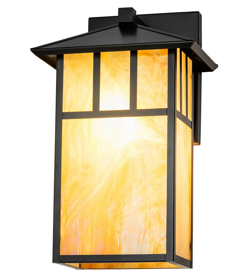 Meyda Tiffany 267996 One Light Wall Sconce, Craftsman Brown
