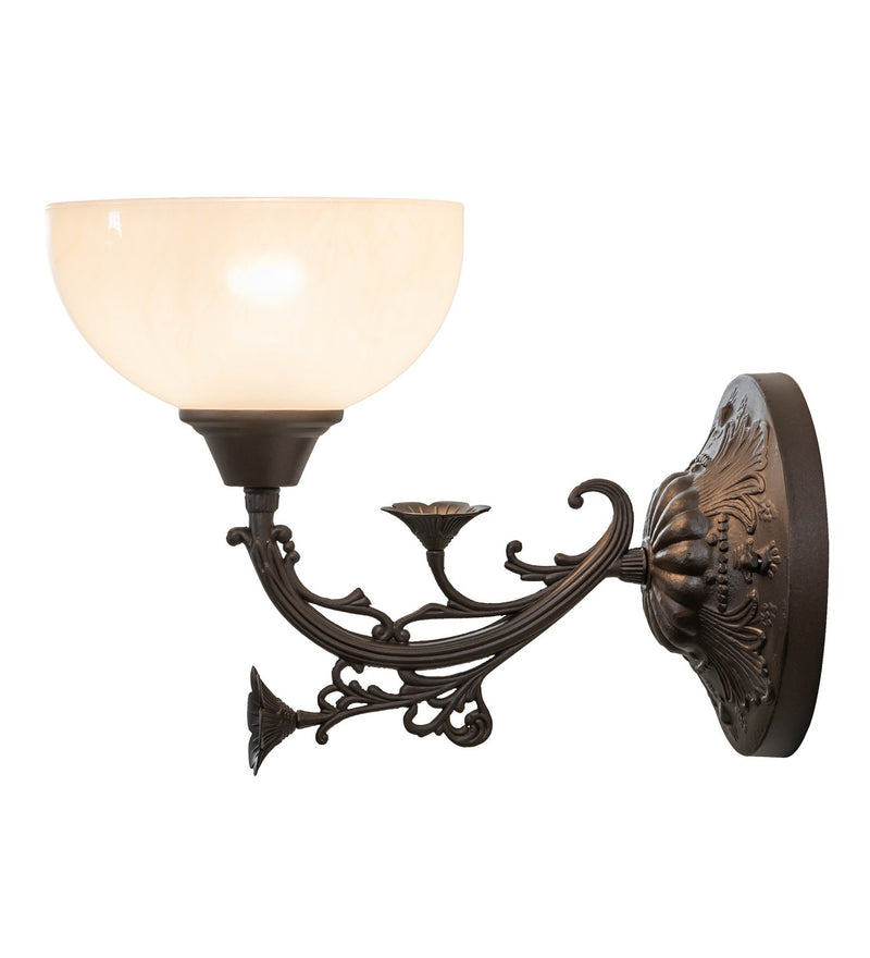 Meyda Tiffany 268297 One Light Wall Sconce, Mahogany Bronze