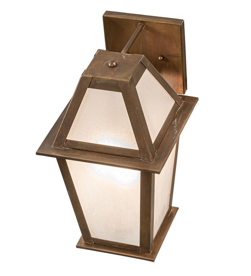 Meyda Tiffany 268583 Three Light Wall Sconce, Vintage Brass
