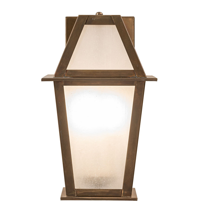 Meyda Tiffany 268583 Three Light Wall Sconce, Vintage Brass