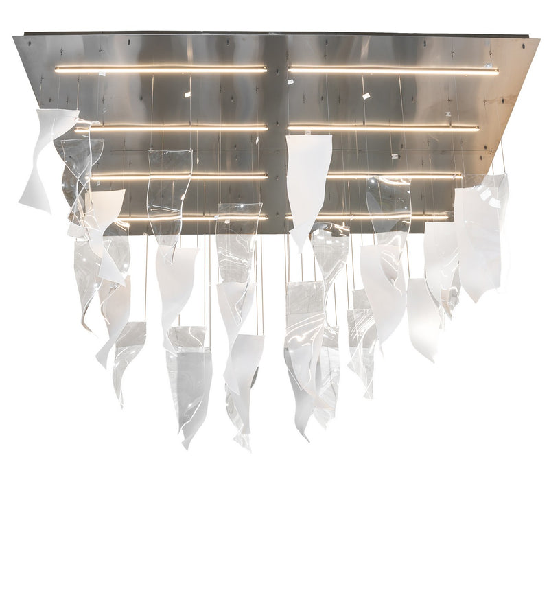 Meyda Tiffany 268605 LED Pendant, Brushed Stainless Steel