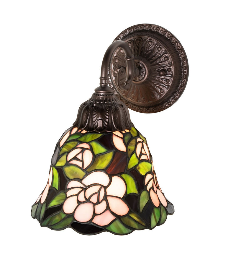 Meyda Tiffany 270801 One Light Wall Sconce, Mahogany Bronze