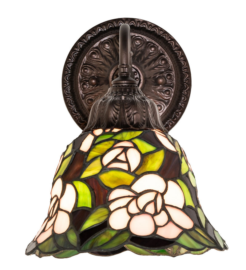 Meyda Tiffany 270801 One Light Wall Sconce, Mahogany Bronze