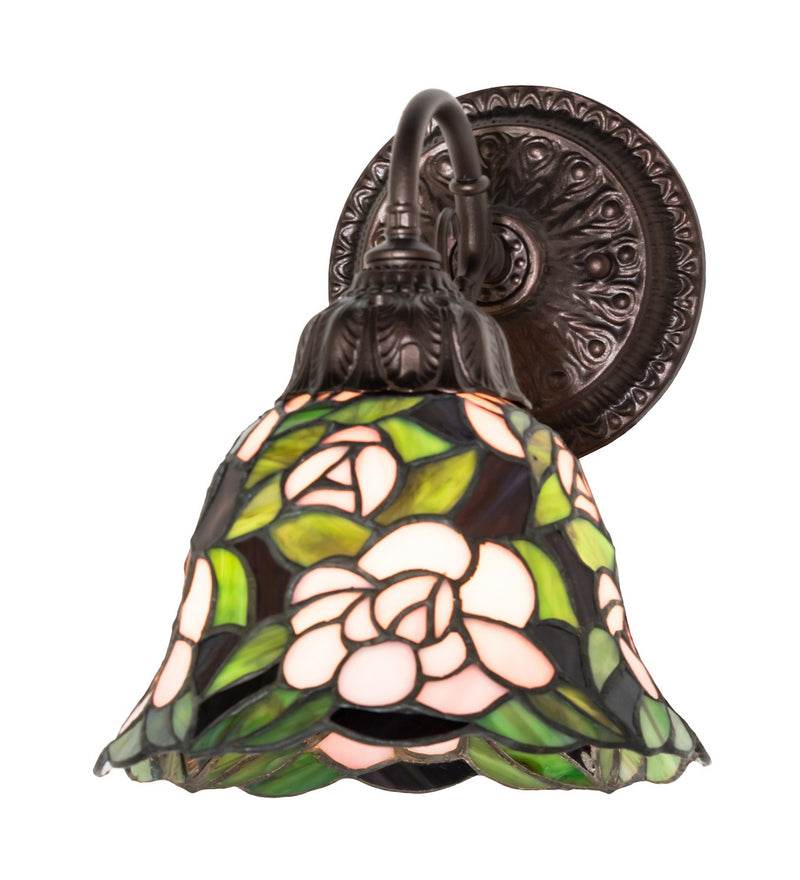 Meyda Tiffany 270801 One Light Wall Sconce, Mahogany Bronze