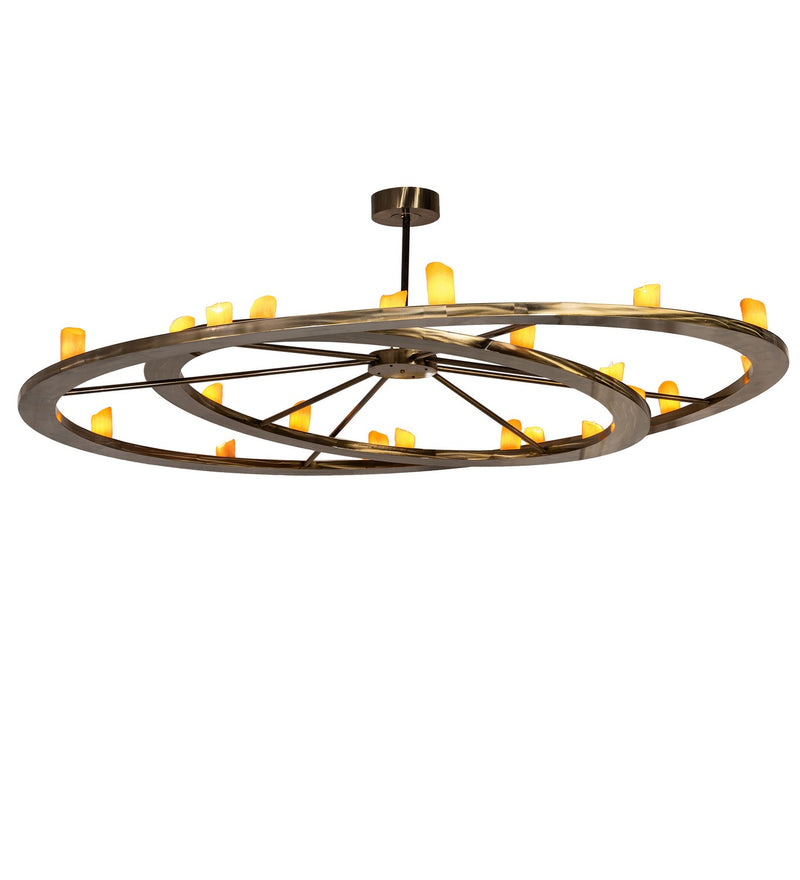 Meyda Tiffany 271153 LED Chandelier, Brass