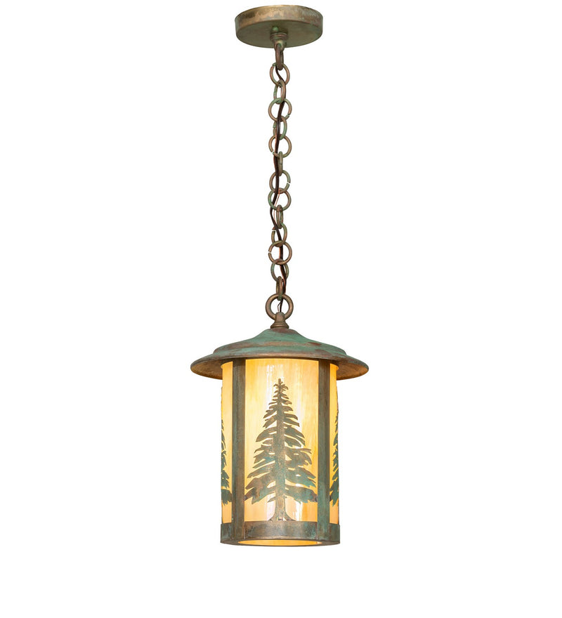 Meyda Tiffany 271181 One Light Pendant, Verdigris