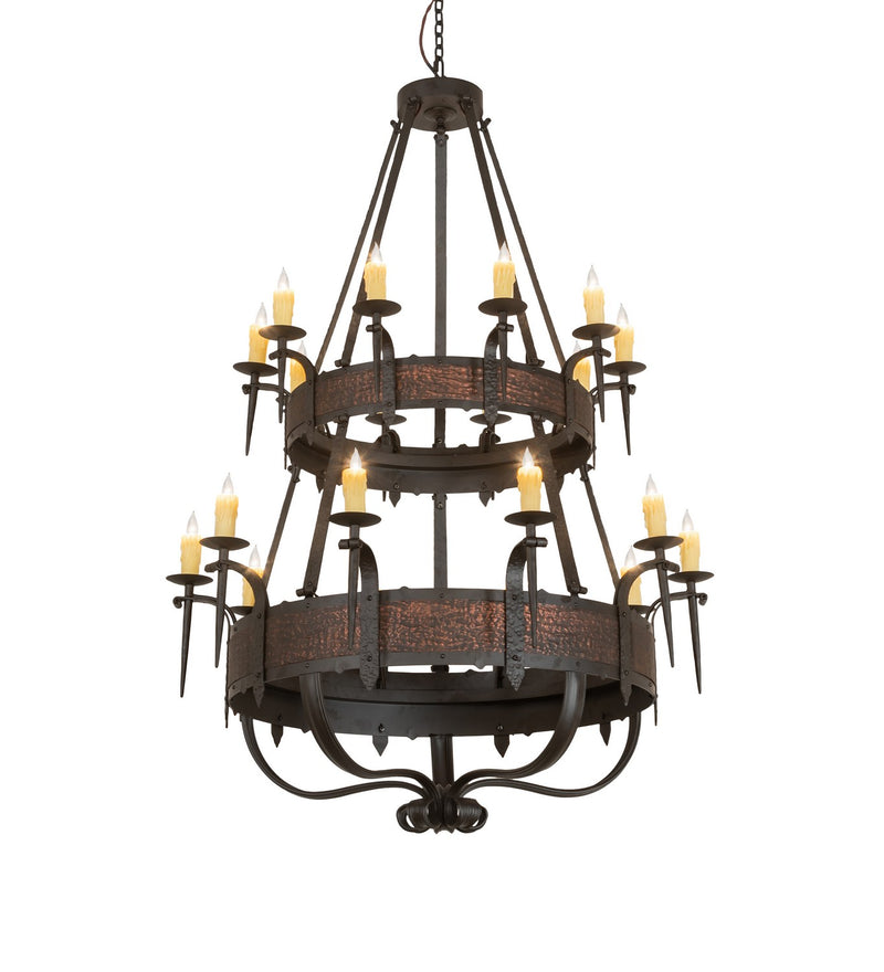 Meyda Tiffany 272226 20 Light Chandelier, Oil Rubbed Bronze