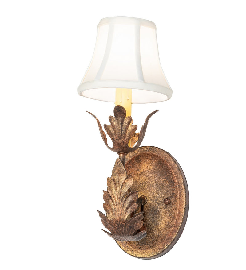 Meyda Tiffany 272339 One Light Wall Sconce, Autumn Leaf