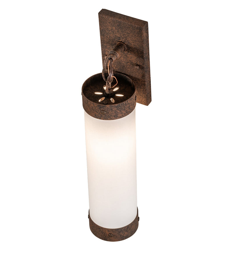 Meyda Tiffany 272440 LED Wall Sconce, Distressed Chestnut