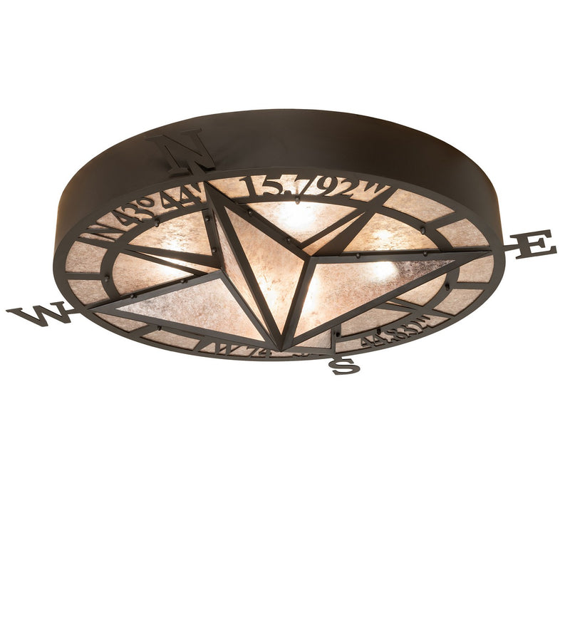 Meyda Tiffany 272507 Eight Light Ceiling Medallion, Oil Rubbed Bronze