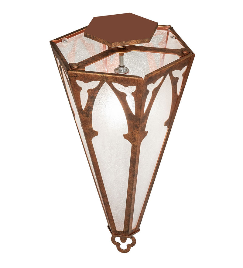 Meyda Tiffany 272846 One Light Flushmount, Autumn Leaf