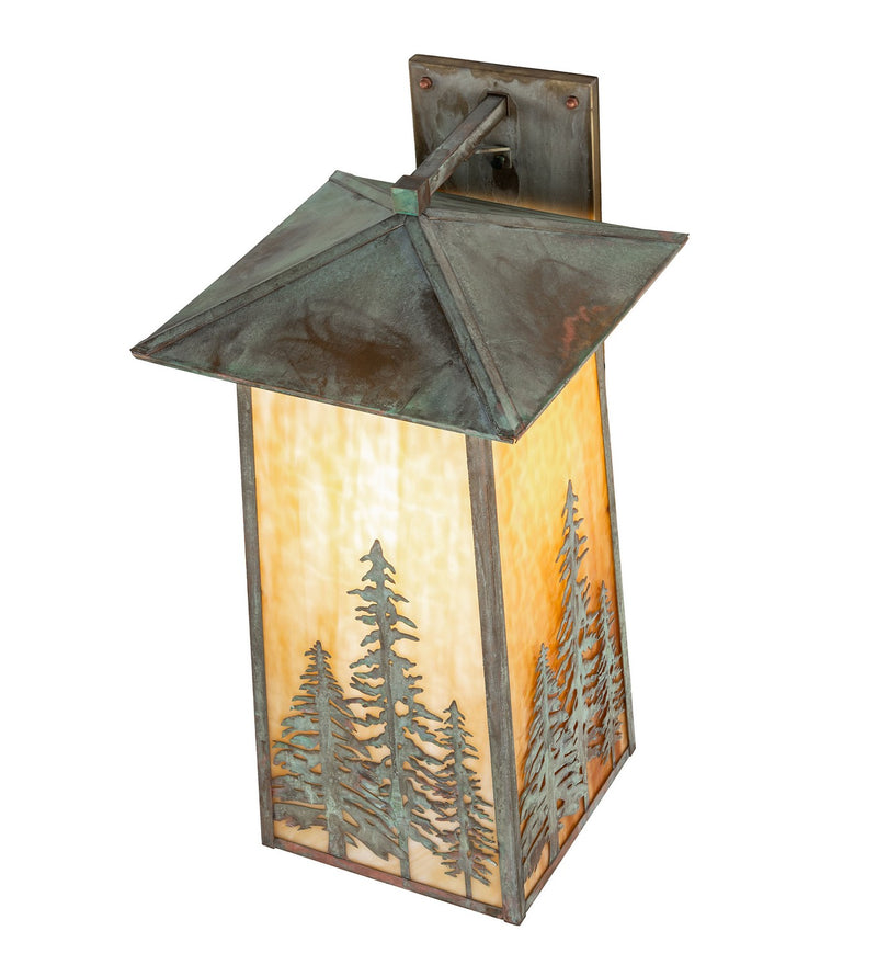 Meyda Tiffany 272950 One Light Wall Sconce, Verdigris