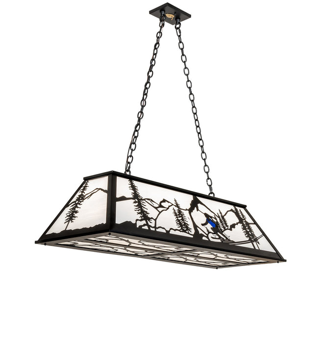 Meyda Tiffany 273233 Six Light Pendant, Textured Black