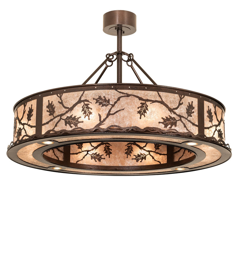 Meyda Tiffany 273593 12 Light Pendant, Copper Vein