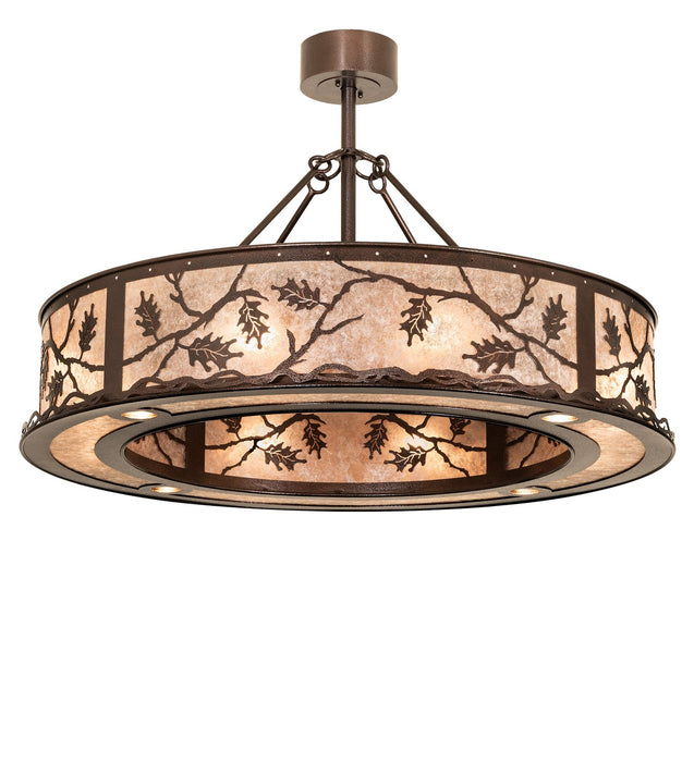 Meyda Tiffany 273593 12 Light Pendant, Copper Vein