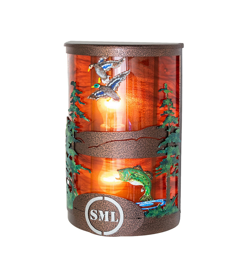 Meyda Tiffany 273934 Two Light Wall Sconce, New Copper Vein