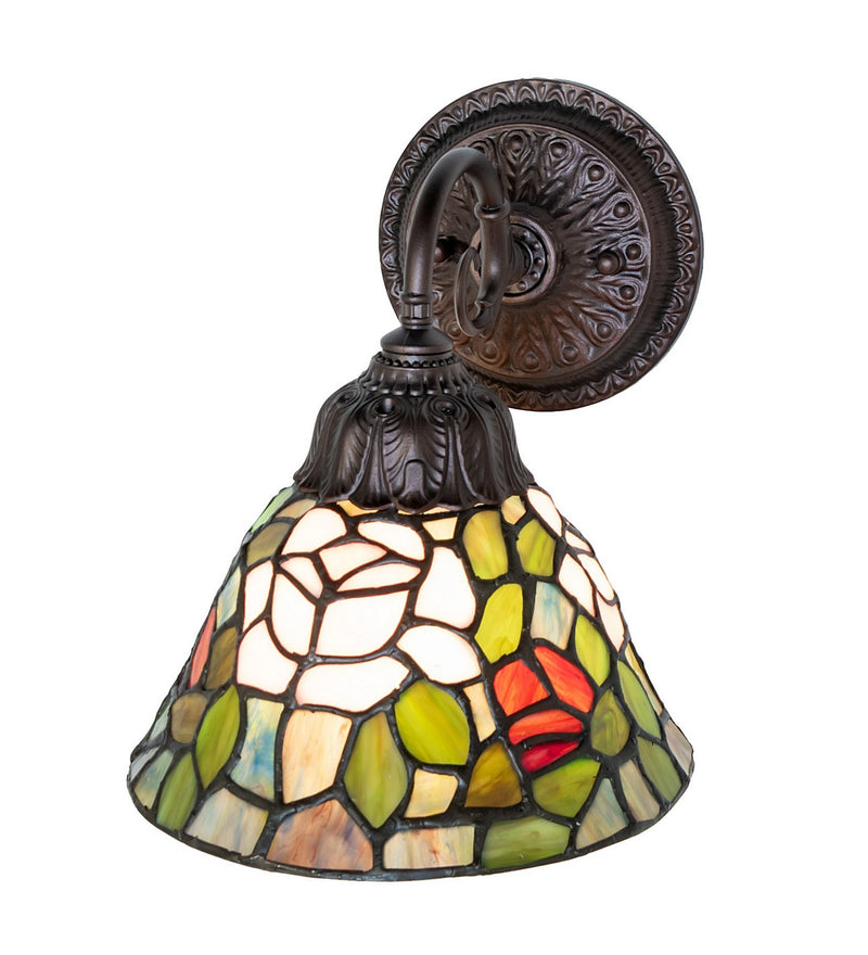 Meyda Tiffany 274145 One Light Wall Sconce, Mahogany Bronze
