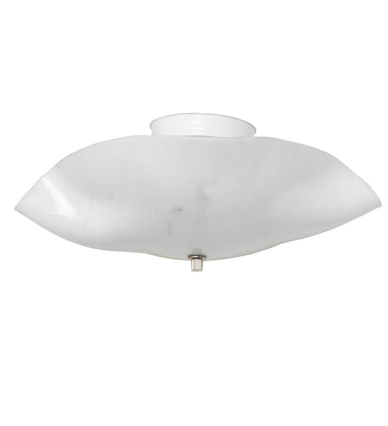 Meyda Tiffany 274424 Three Light Flushmount, White