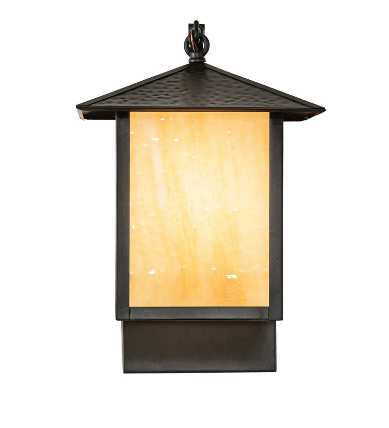 Meyda Tiffany 275272 One Light Wall Sconce, Craftsman Brown