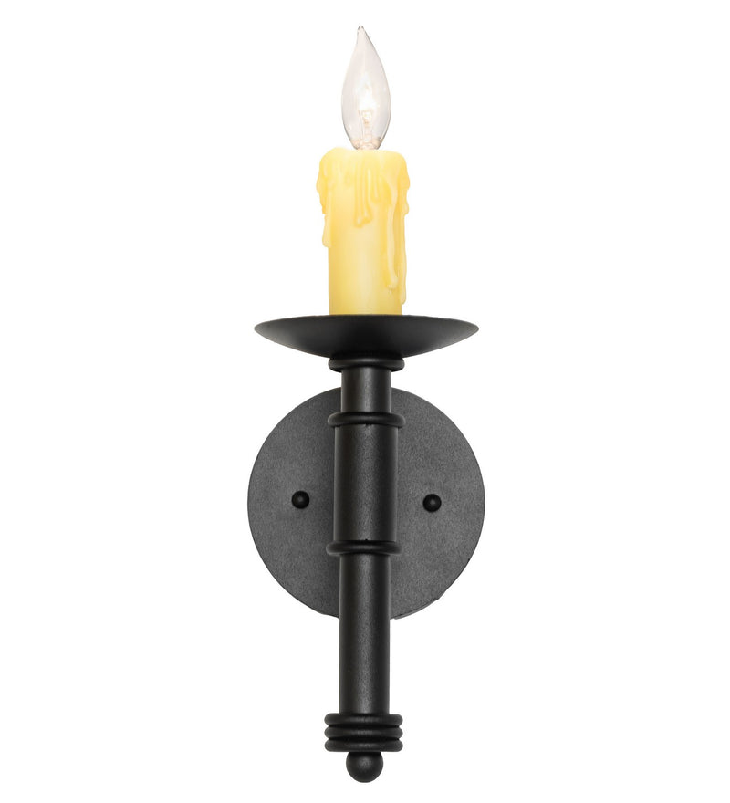 Meyda Tiffany 275799 One Light Wall Sconce, Textured Black
