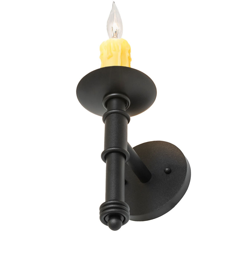 Meyda Tiffany 275799 One Light Wall Sconce, Textured Black