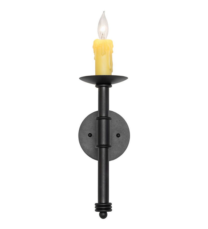 Meyda Tiffany 275800 One Light Wall Sconce, Textured Black