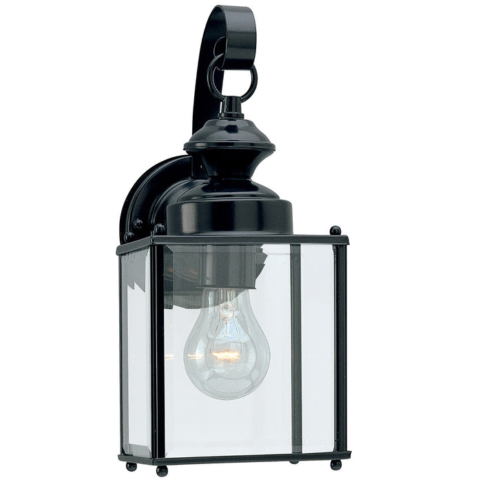 Generation Lighting 8457-12 One Light Outdoor Wall Lantern, Black