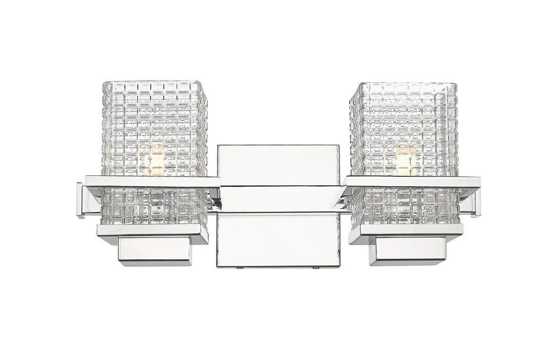 Innovations 310-2W-PC-CL Two Light Bath Vanity, Polished Chrome