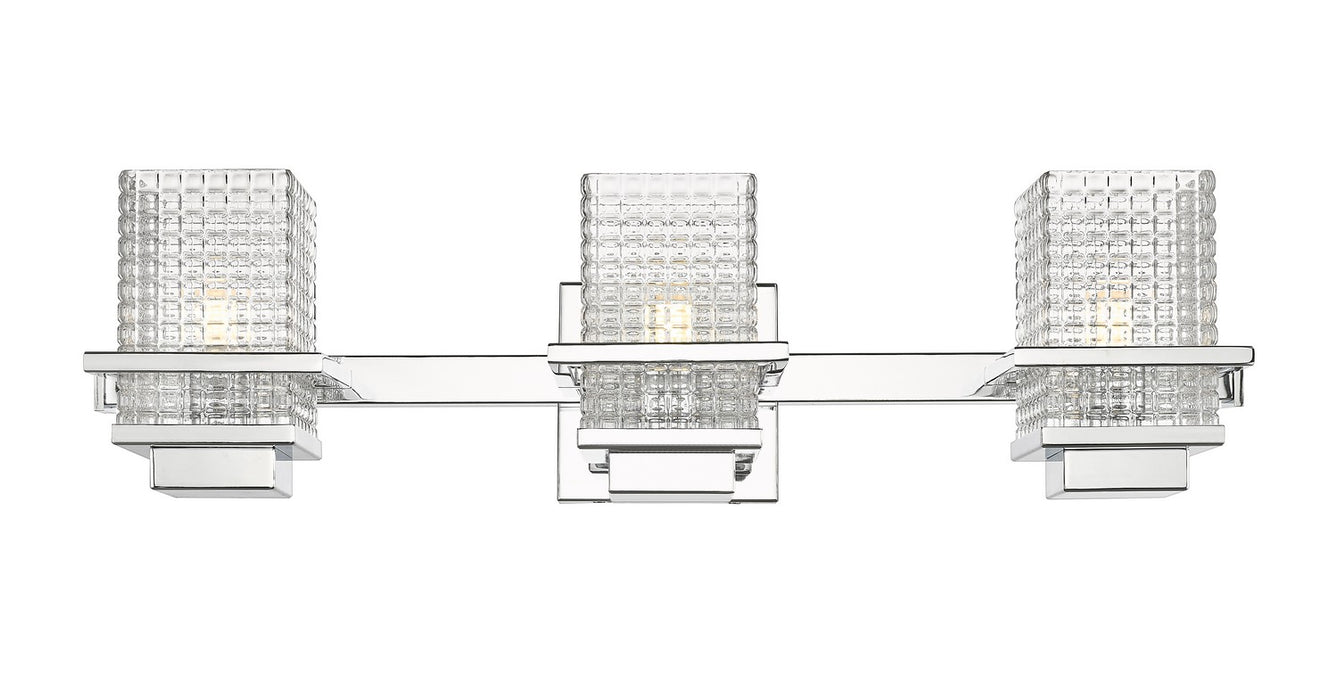 Innovations 310-3W-PC-CL Three Light Bath Vanity, Polished Chrome