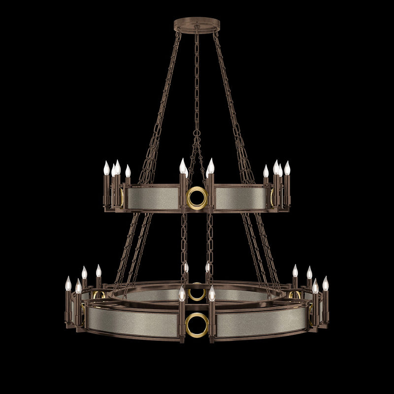 Fine Art 100036-212 24 Light Chandelier, Bronze