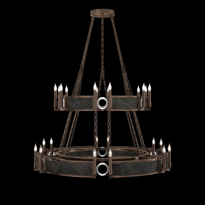 Fine Art 100036-223 24 Light Chandelier, Bronze