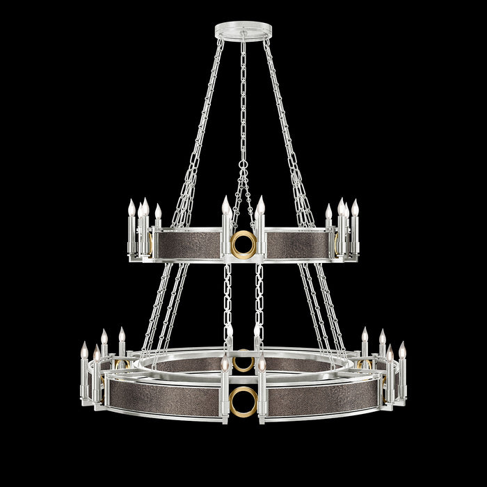 Fine Art 100036-411 24 Light Chandelier, Silver