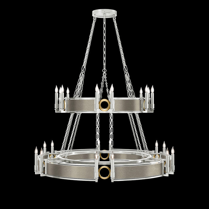 Fine Art 100036-412 24 Light Chandelier, Silver