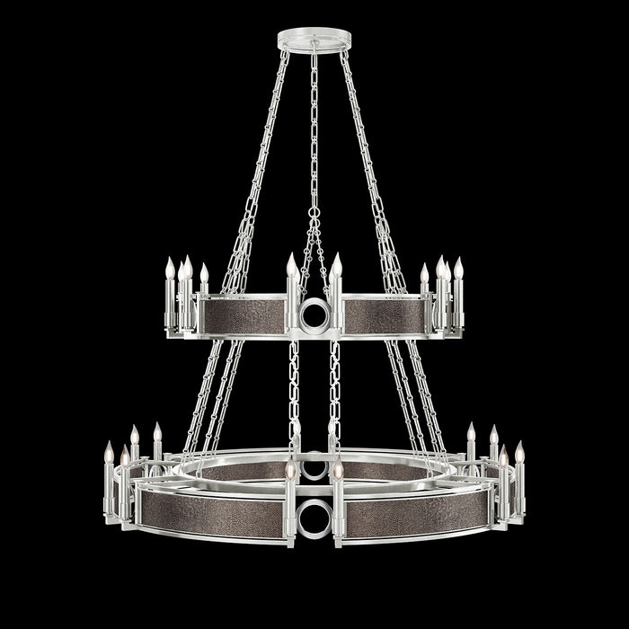 Fine Art 100036-421 24 Light Chandelier, Silver