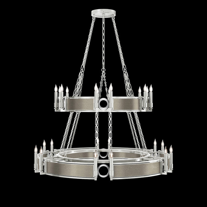 Fine Art 100036-422 24 Light Chandelier, Silver