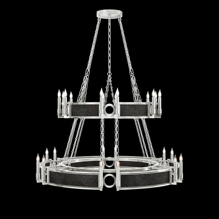 Fine Art 100036-423 24 Light Chandelier, Silver