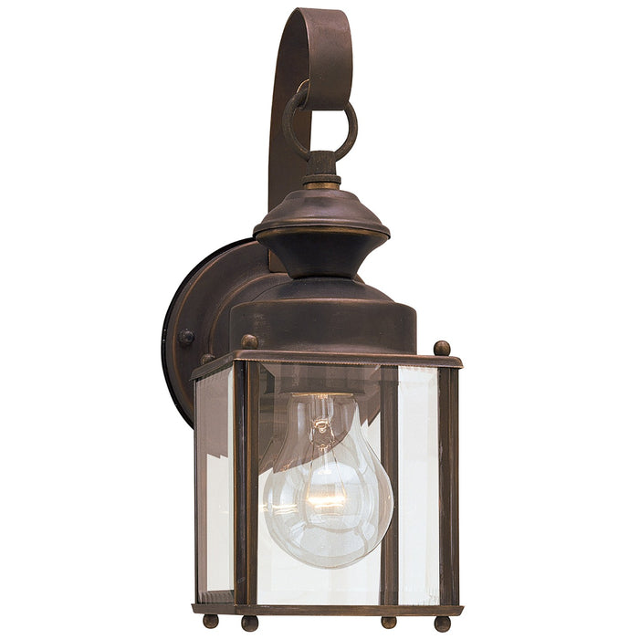 Generation Lighting 8456-71 One Light Outdoor Wall Lantern, Antique Bronze