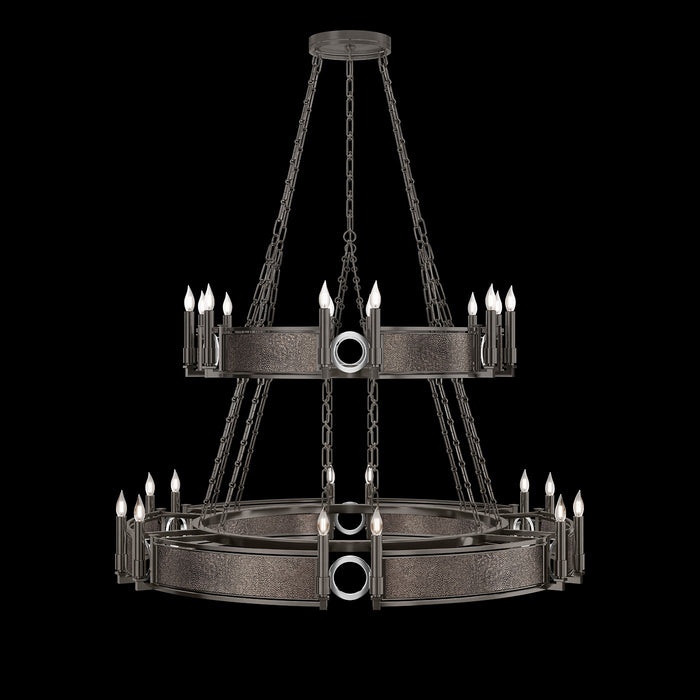 Fine Art 100036-721 24 Light Chandelier, Black
