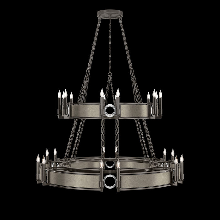 Fine Art 100036-722 24 Light Chandelier, Black