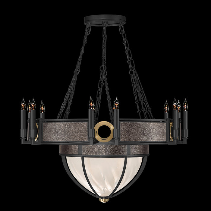 Fine Art 100037-111 15 Light Chandelier, Black
