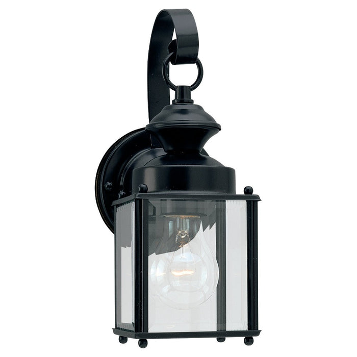Generation Lighting 8456-12 One Light Outdoor Wall Lantern, Black