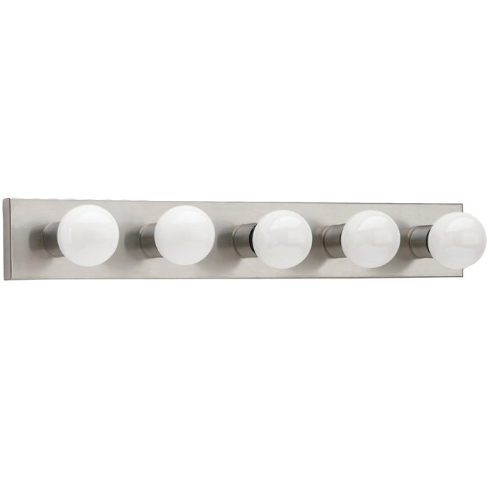 Generation Lighting 4735-98 Five Light Wall / Bath, Brushed Stainless