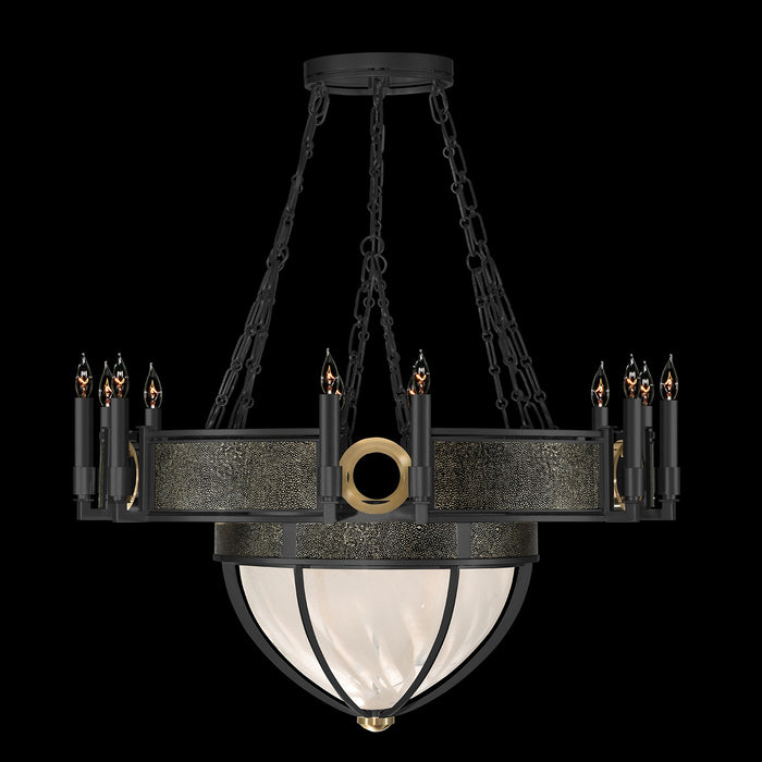 Fine Art 100037-113 15 Light Chandelier, Black