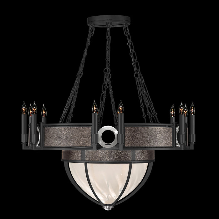 Fine Art 100037-121 15 Light Chandelier, Black
