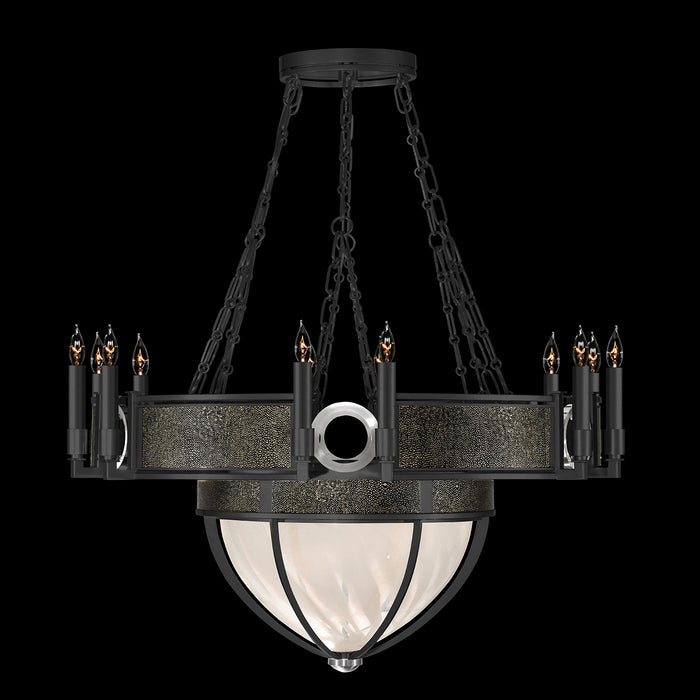 Fine Art 100037-123 15 Light Chandelier, Black